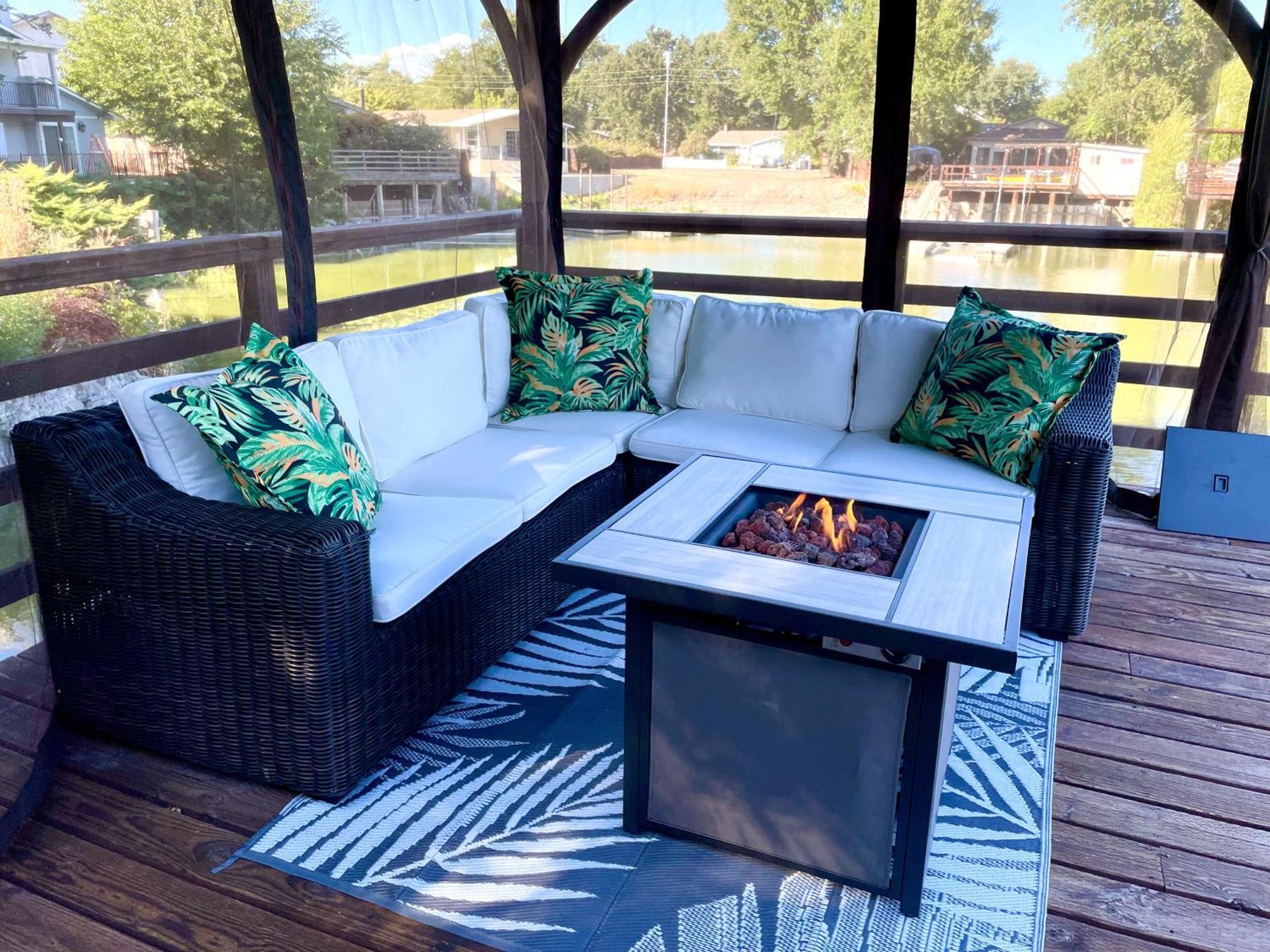Fishing Bungalow On The Water W/Private Dock Clearlake Exterior foto